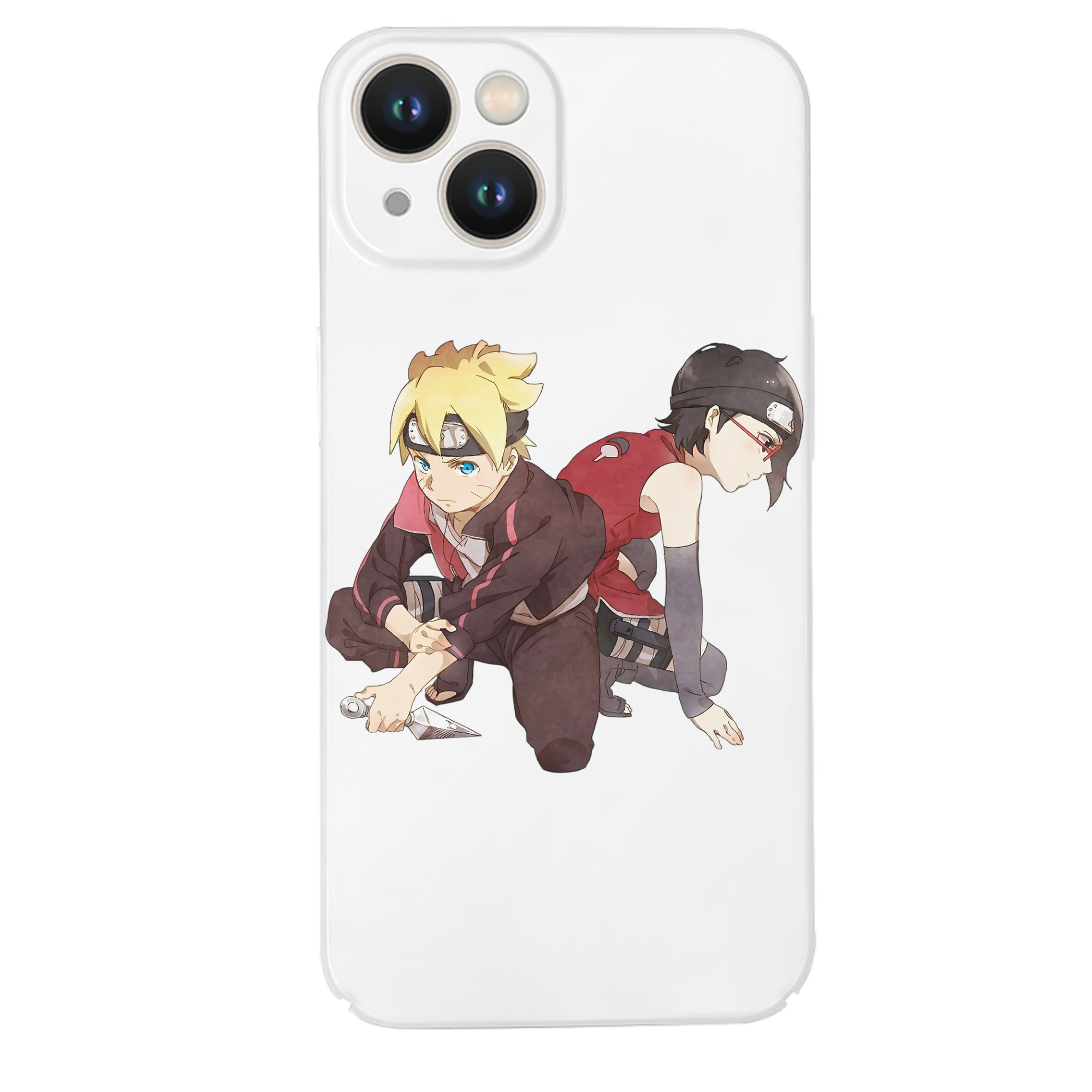 （画像用） NARUTO -ナルト- うちは サラダ Uchiha Sarada 【iPhone 14シリーズ対応】ハードケース